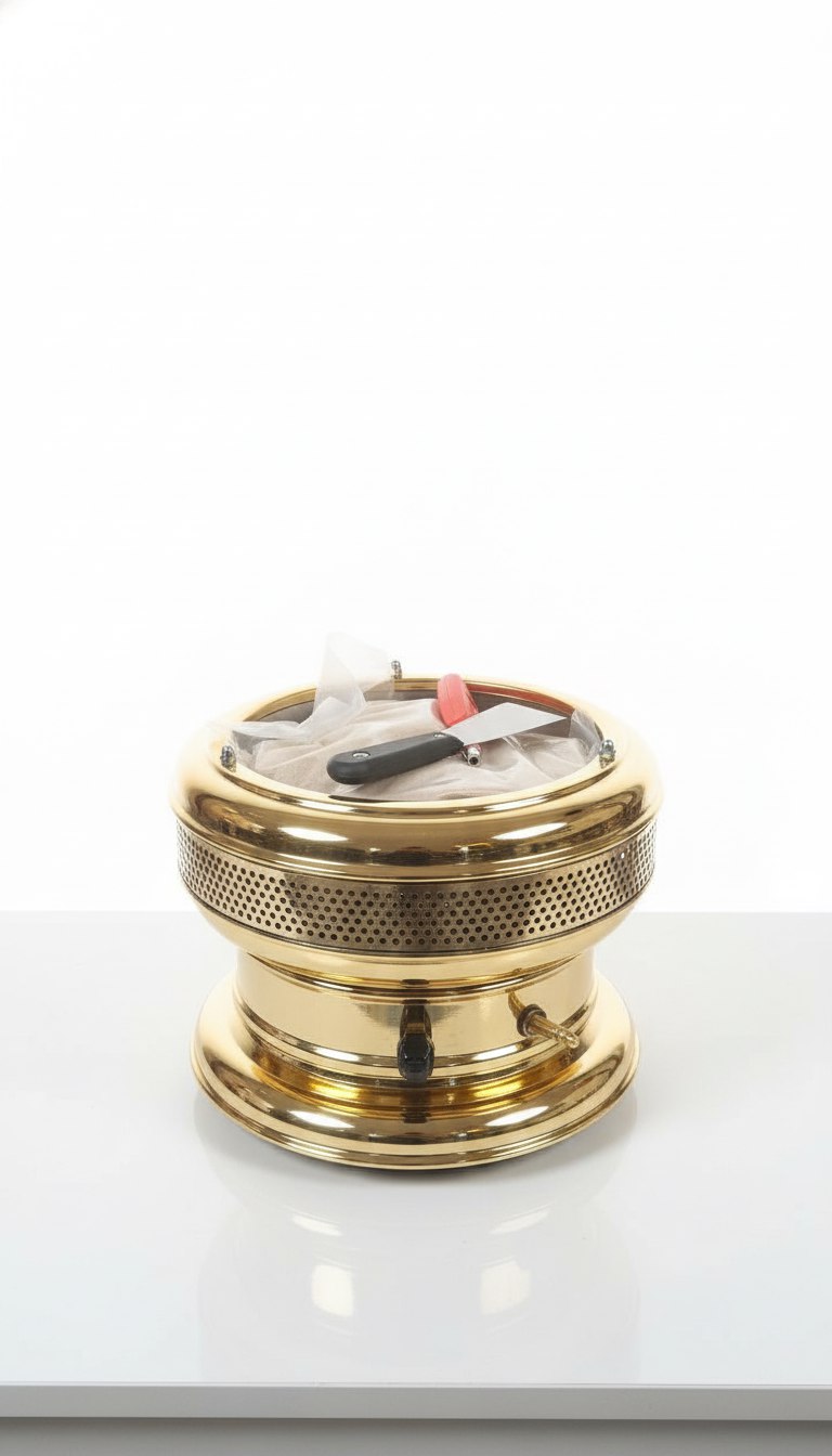 منقل شنی گازی آلوم استیل